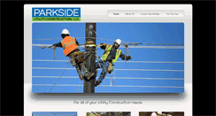 Desktop Screenshot of parksideutil.com