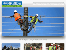 Tablet Screenshot of parksideutil.com